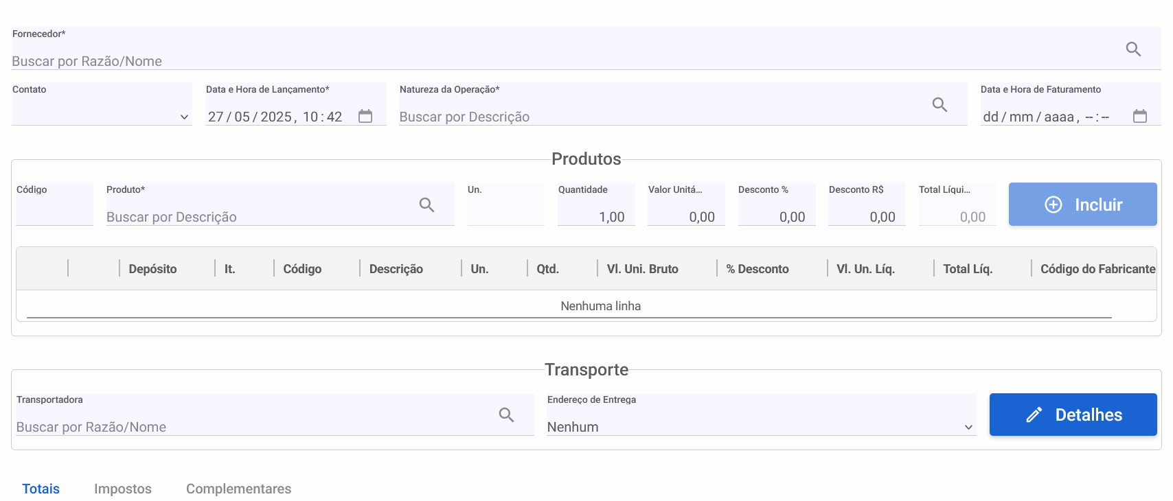 compras - Novo