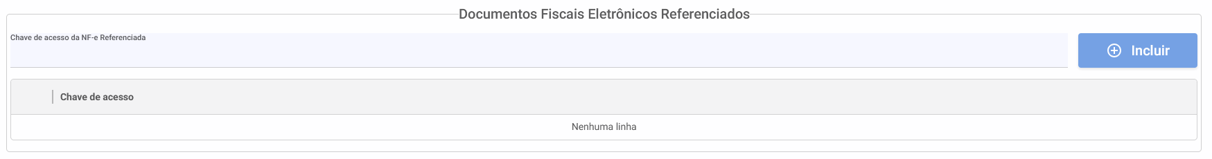 nfc-e - Documentos Fiscais Eletrônicos Referenciados