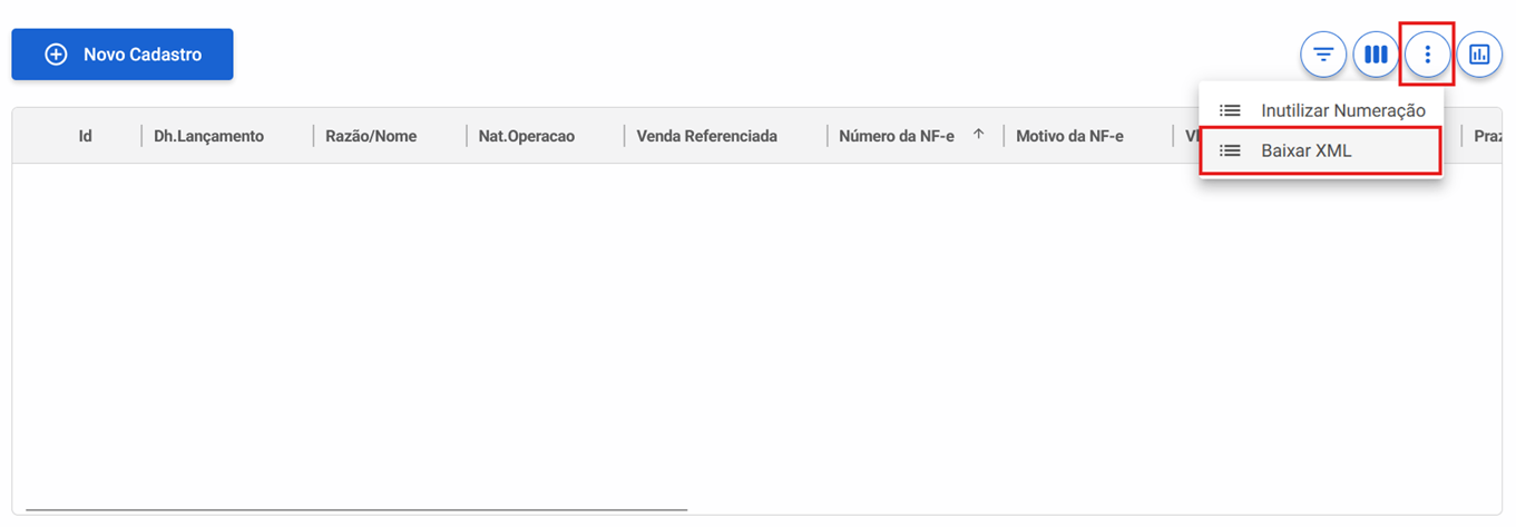 nf-e/nfc-e - Inutilizar
