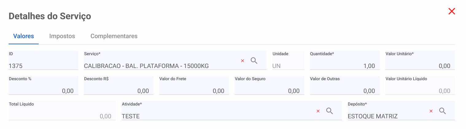 Vendas - Produtos - Editar