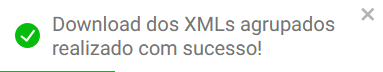 XML Baixado - Sucesso