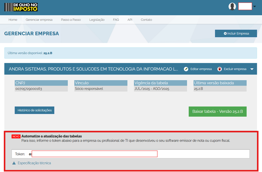 Site De Olho No Imposto