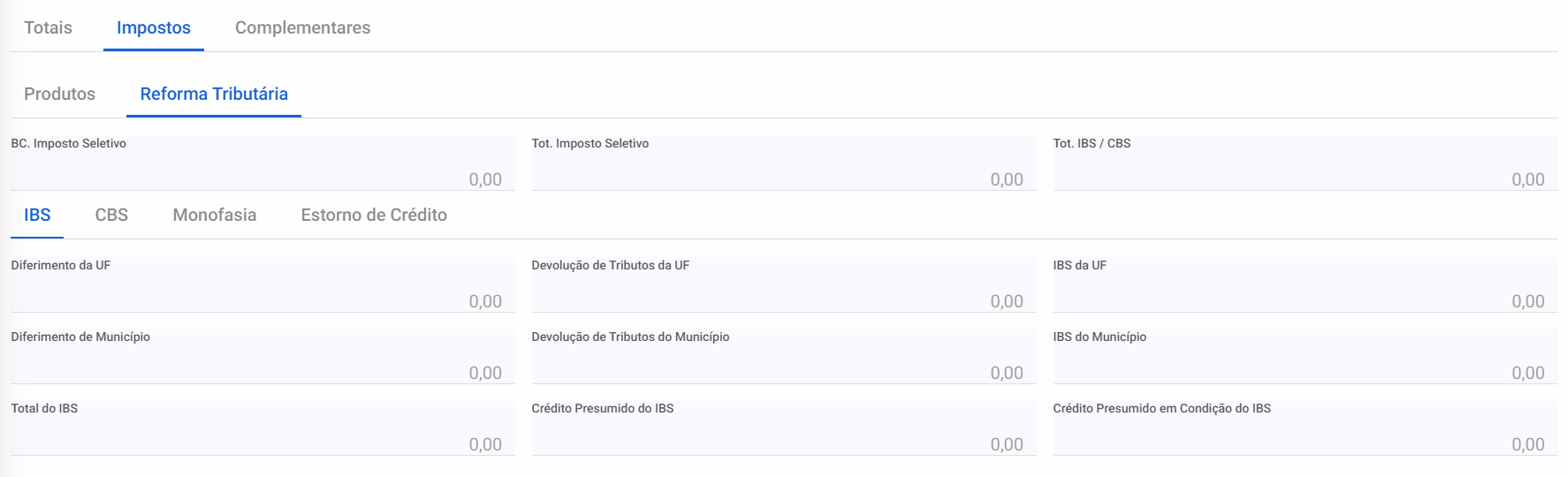 Impostos - Reforma Tributária