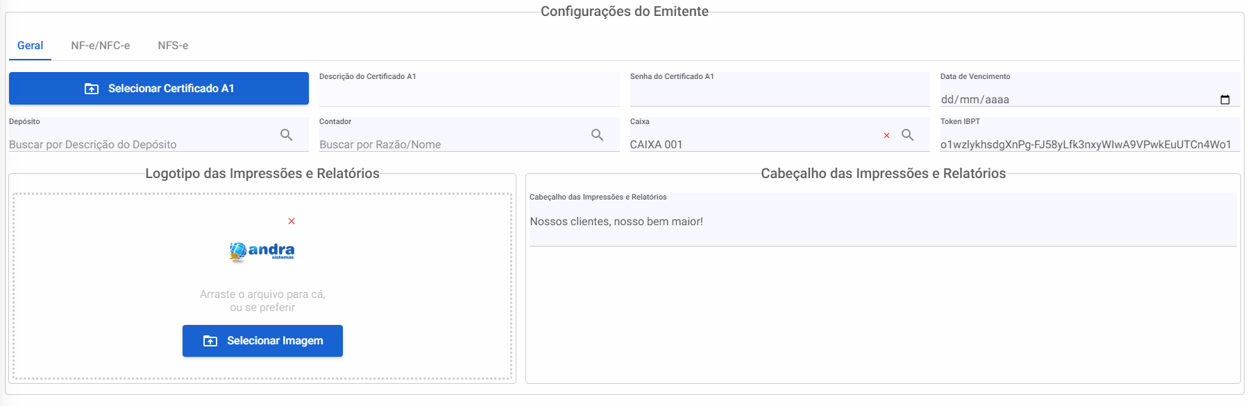 Emitentes - Específico
