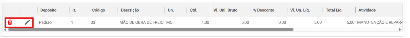 Vendas - Produtos - Editar - Excluir