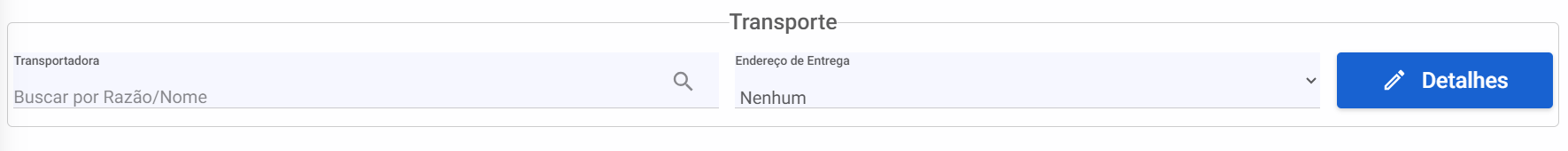 nfc-e - Transporte
