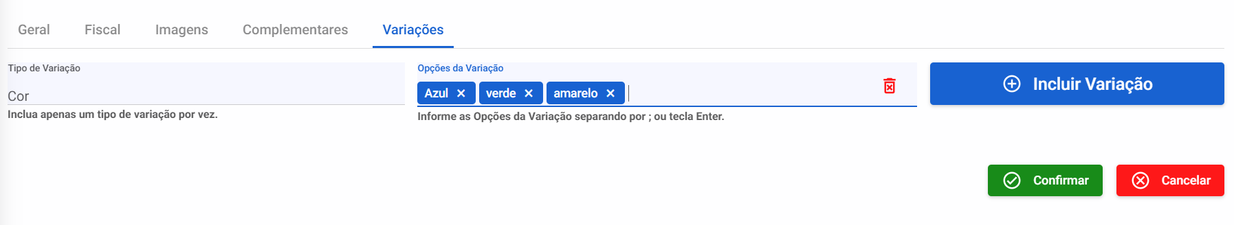 Variações